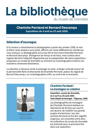 La sélection de la bibliothèque - Charlotte Perriand et Bernard Descamps