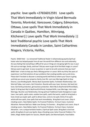 Psychic Love Spells