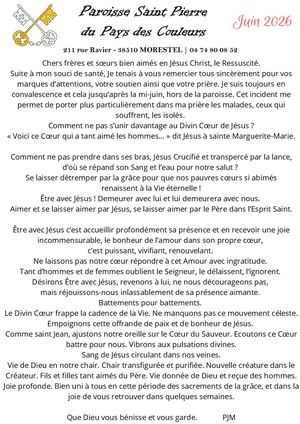 Feuille Mensuelle Juin 2026