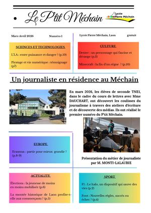Le P'tit Méchain 2026 Numéro1