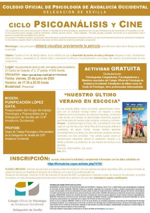 2026 06 25 Ciclo Psicoanálisis Y Cine Nuestro ÚLtimo Verano En Escocia