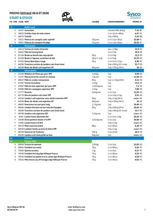 Promo Sociale 06&07 26 FR
