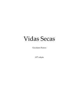 Vidas Secas Graciliano Ramos