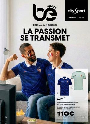 Catalogue Juin 2026 Be Sport & City Sport