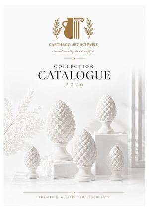 Catalogue Carthago Art Schweiz 2026