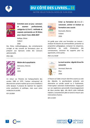 Du Cote Des Livres Juin 2026