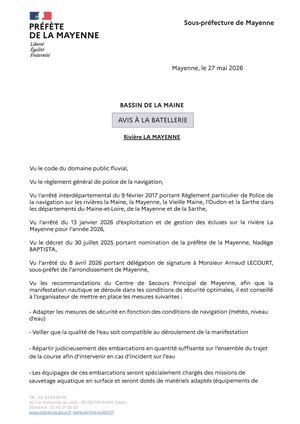 Avis Batellerie 20260621