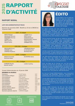 Rapport Moral Financier 2025