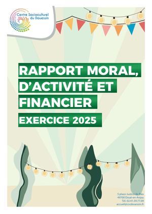 Rapport Activités 2025