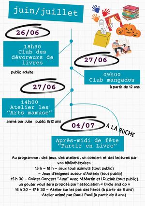 Programme Juin Juillet 2