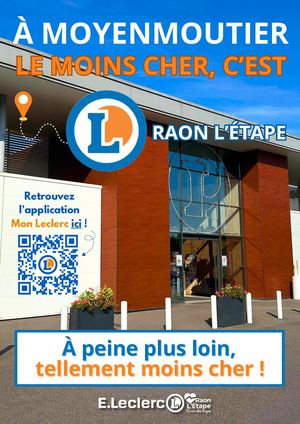 Qui est le moins cher? À Moyenmoutier, le moins cher c'est...