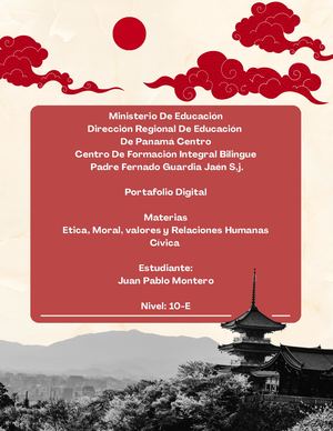 Juan Pablo Montero Del 10 E Portafolio