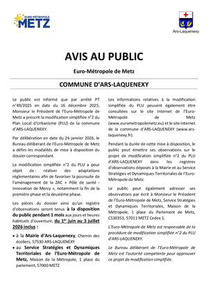 Avis Au Public