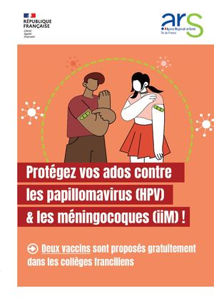 Flyer - HPV & Meningo collège A5