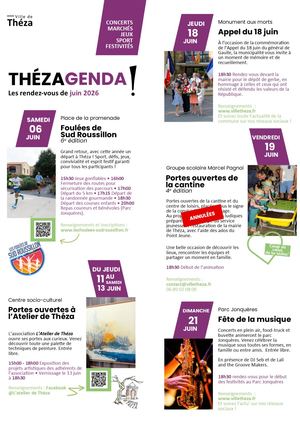 Agenda Juin 2026