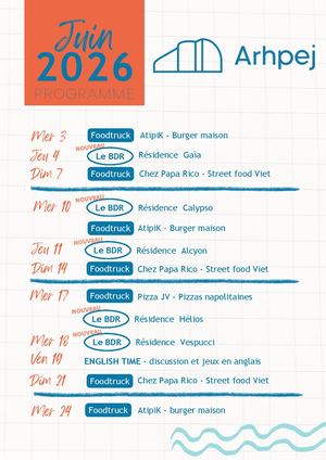 Programmation Juin 2026