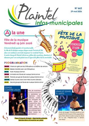 Plaintel Infos 663 Du 29 Mai 2026