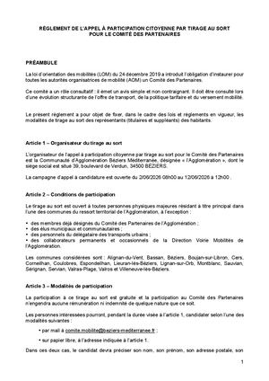 Reglement Tirage Au Sort Vdef