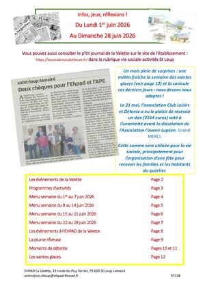 Le p'tit journal de la Valette