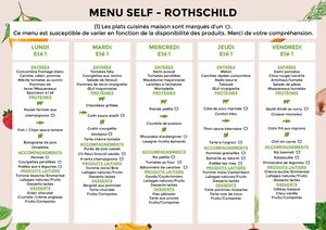 Menu Self Ete 1 Rth
