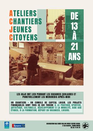 PROGRAMME DES ATELIERS CHANTIERS JEUNES CITOYENS ETE 2026