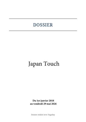 Revue De Presse Japan Touch