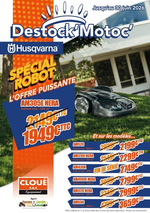 OFFRES Destock' Motoc' Husqvarna - Juin 26