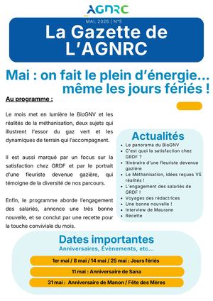 La Gazette De L'agnrc Mai 2026