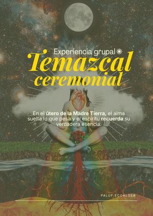 Temazcal ceremonial -grupal
