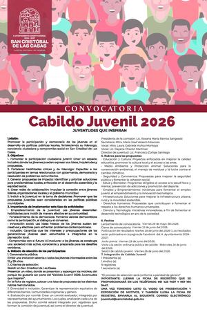Convocatoria Cabildo Juvenil 2026