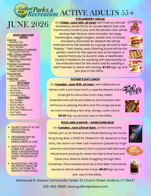 Active Adults June 2026 Newsletter