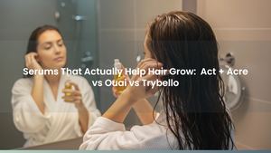 Serums That Actually Help Hair Grow: Act + Acre vs Ouai vs Trybello