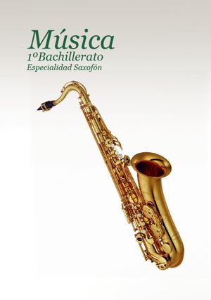 Libro Musica Saxofon 1°año Bachillerato