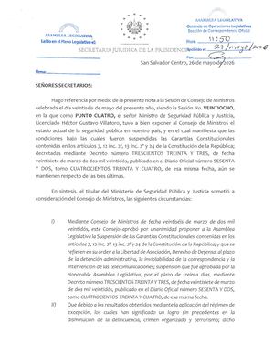 Ocr 51º Prórroga Del Régimen De Excepción