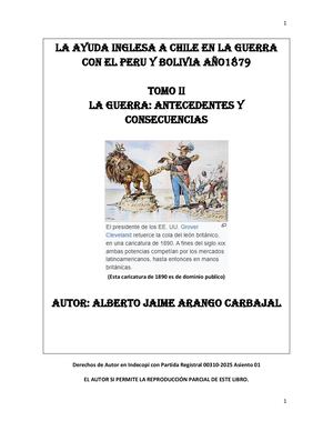La Ayuda Inglesa A Chile En La Guerra Tomo Ii