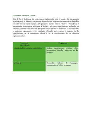 Propuesta Capacitación