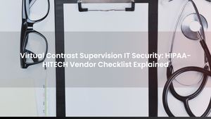Virtual Contrast Supervision IT Security: HIPAA-HITECH Vendor Checklist Explained