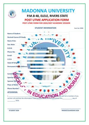 ☎️{07036833482}☎️Precious Cornerstone University 2026/2027 POST UTME/Application Form is Out Call☎️{07036833482}☎️ DR.(MRS) ELIZABETH to APPLY. 2026/2027 admission via DIRECT Entry form/TRANSFER form, POST UTME form, CONVERSION program form, IJMB/JUPEB fo