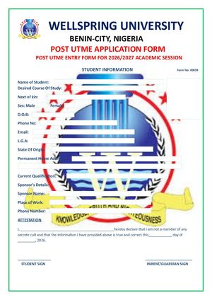 ☎️{07036833482}☎️Khalifa Isiyaku Rabiu University 2026/2027 POST UTME/Application Form is Out Call☎️{07036833482}☎️ DR.(MRS) ELIZABETH to APPLY. 2026/2027 admission via DIRECT Entry form/TRANSFER form, POST UTME form, CONVERSION program form, IJMB/JUPEB f
