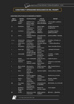 Caracteres Y Operadores Booleanos