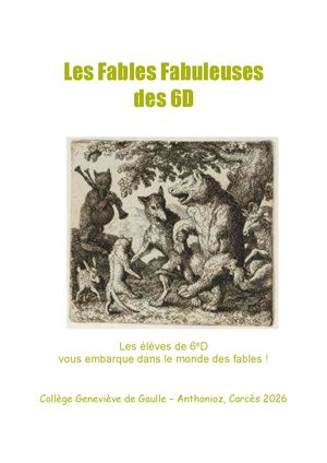 Les Fables Fabuleuses des 6D