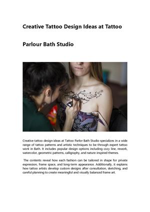 Creative Tattoo Design Ideas At Tattoo Parlour Bat