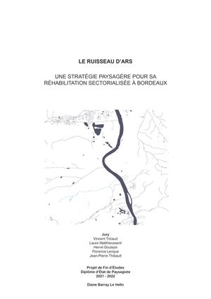 Stratégie de réouverture du ruisseau d'Ars (PFE ENSAP 2022)