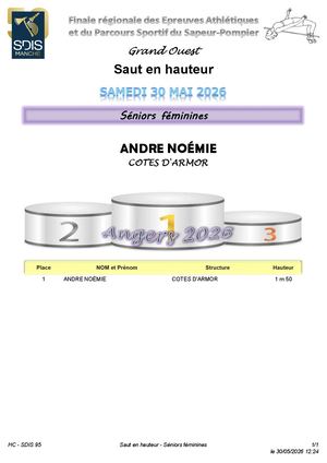 Hauteur Seniors Femme