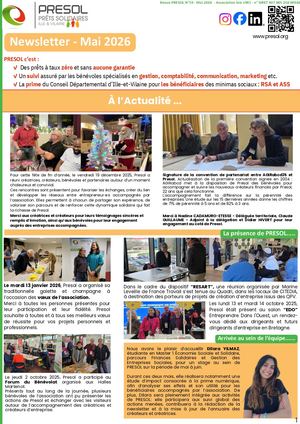 Newsletter N°19 Mai 2026