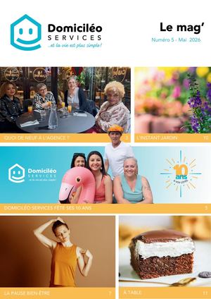 Newsletter N° 5 Mai 2026 Domiciléo Services Vf