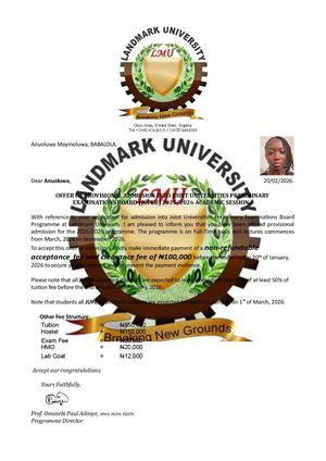 ☎️{07036833482} 2026/2027 Adeleke University POST UTME Admission Form is Out Call☎️{07036833482}☎️DR.(MRS) ELIZABETH to APPLY. 2026/2027 admission via DIRECT Entry form/TRANSFER form, POST UTME form, CONVERSION program form, IJMB/JUPEB form, MASTERS form,
