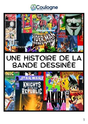 Une Histoire De La Bande Dessinée
