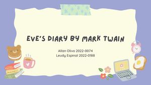 Eve's Diary By Mark Twain