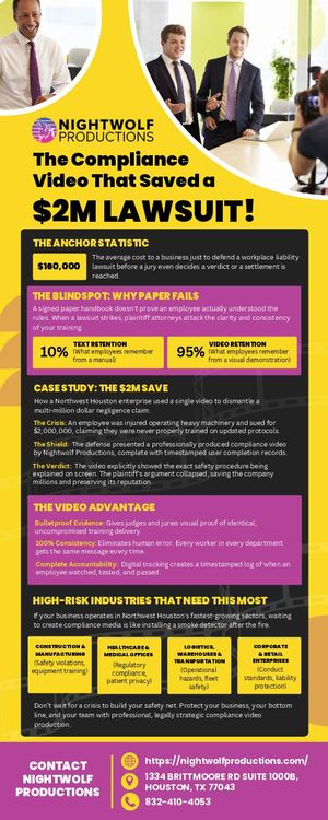 The Compliance Video That Saved A $2m Lawsuit! Northwest Houston